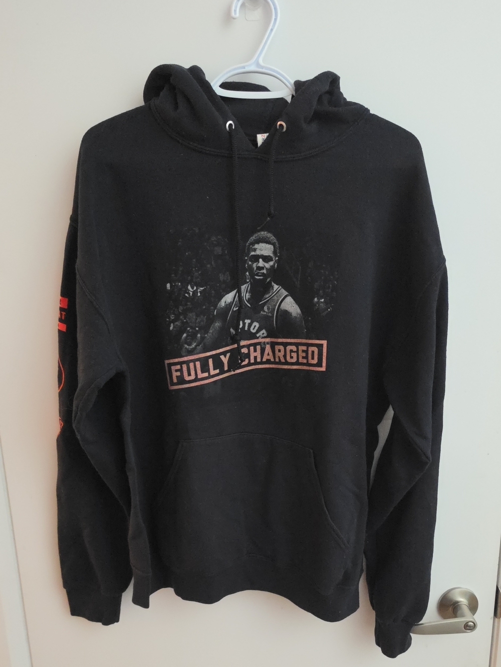 Black Graphic Toronto Raptors Hoodie Featuring Kyle Lowry